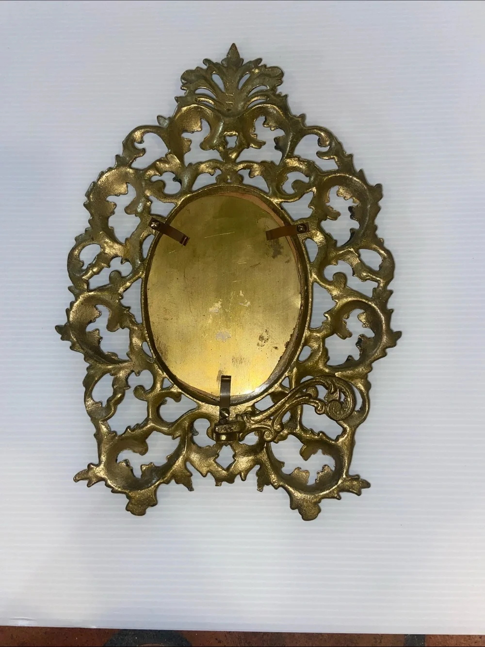 Vintage Gilded Iron picture frame